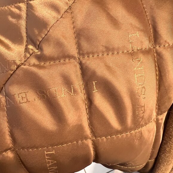 Lands’ End Women’s Wool-blend Double Breasted Coat – Camel Color, Size 20W, NWOT - Picture 9 of 10
